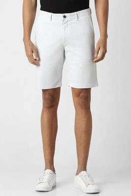 PETER ENGLAND Printed Men Blue Regular Shorts