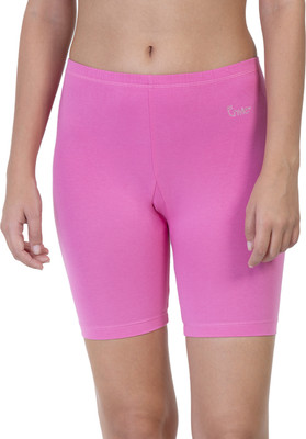 Envie Solid Women Pink Cycling Shorts