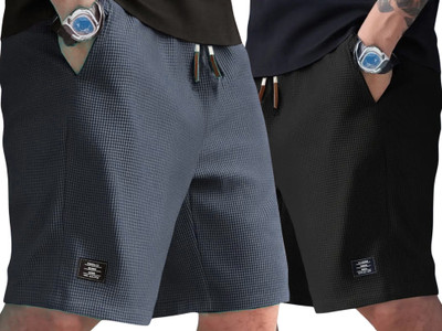 sti Solid Men Multicolor Regular Shorts