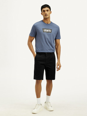 LEVI'S Solid Men Black Casual Shorts
