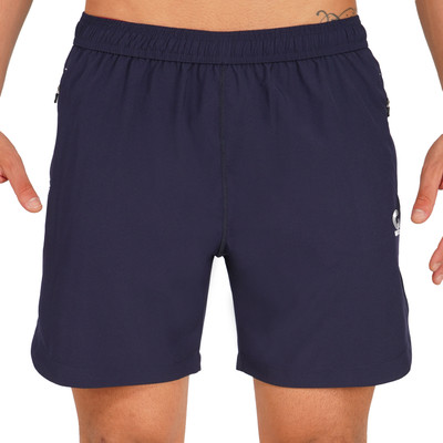 GOTO Solid Men Black Sports Shorts