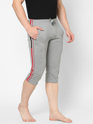 SWEET DREAMS Solid Men Grey Regular Shorts