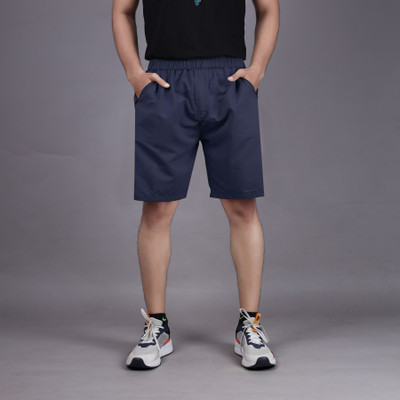 AKSHT ENTERPRISE Solid Men Beige Basic Shorts