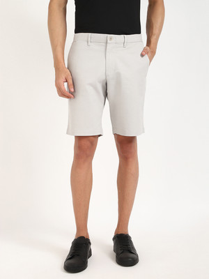 TOMMY HILFIGER Solid Men Grey Regular Shorts