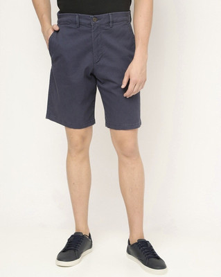 GAP Solid Men Black Bermuda Shorts