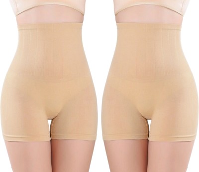 Flenzy Solid Women Beige Gym Shorts