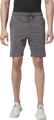 Ajile By Pantaloons Printed Men Grey Basic Shorts