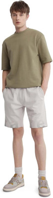 RARE RABBIT Graphic Print Men White Regular Shorts