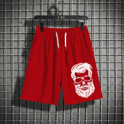 Try This Printed Men Red Regular Shorts