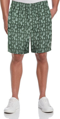 FLI HAUT Printed Men Reversible Green Regular Shorts