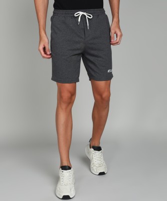 Trendyol Solid Men Grey Sports Shorts