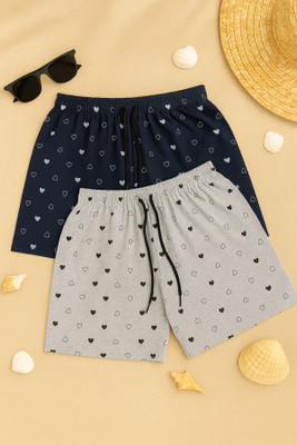 UKANIFAB Printed Women Multicolor Regular Shorts