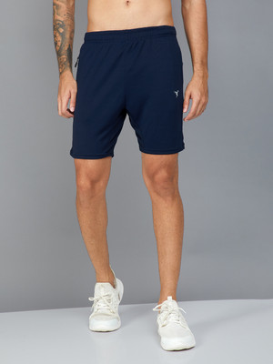 TECHNOSPORT Solid Men Blue Sports Shorts