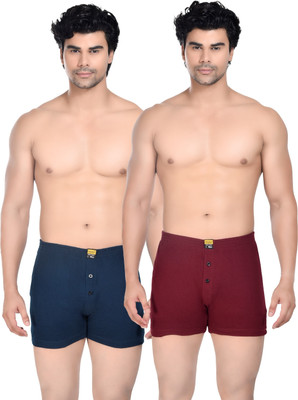 Dig Sel COTTONS Solid Men Red Boxer Shorts