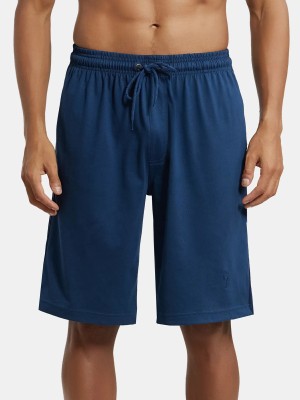 JOCKEY Solid Men Blue Sports Shorts