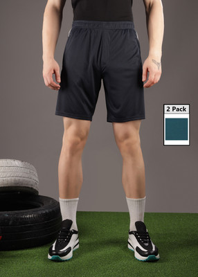 Force NXT Solid Men Multicolor Sports Shorts