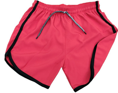 maxian Solid Men Red Gym Shorts, Regular Shorts, Running Shorts