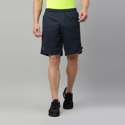DIDA Solid Men Dark Blue Regular Shorts
