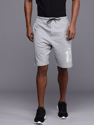 HRX by Hrithik Roshan Graphic Print Men Grey Casual Shorts