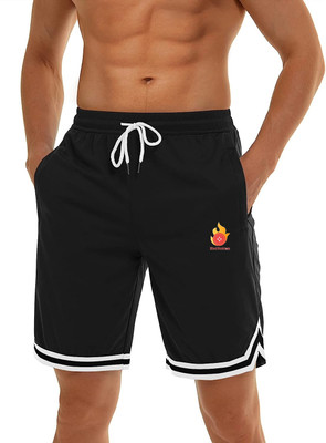 hot button Solid Men Black Casual Shorts