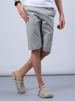 V-MART Printed Men Green Regular Shorts