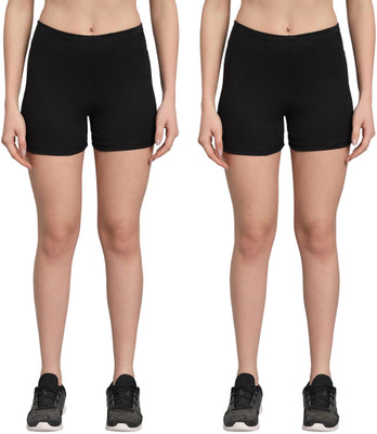 Pink Lady Solid Women Multicolor Gym Shorts