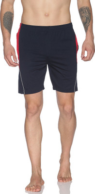 Dollar Solid Men Light Blue Sports Shorts