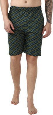 Dyca Printed Men Blue Basic Shorts