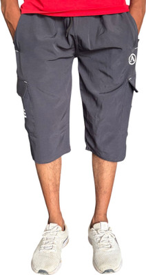 ADtrendy Solid Men Grey Regular Shorts