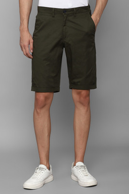Allen Solly Printed Men Green Regular Shorts