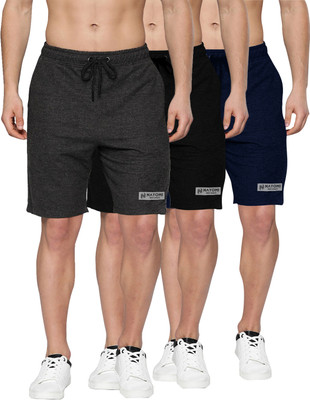 N NAYOMI Solid Men Multicolor Casual Shorts