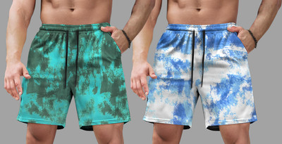 KELONBRO Printed Men Multicolor Casual Shorts