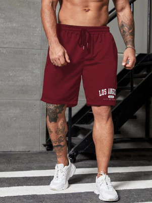 Culish Trend Printed Men Blue Basic Shorts