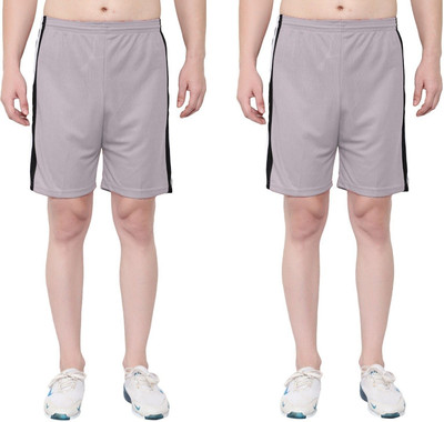 OORA TREND Mesh Men Grey, Grey Sports Shorts