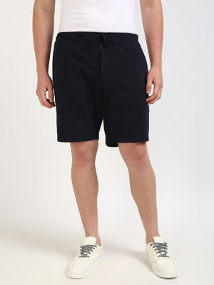 TOMMY HILFIGER Solid Men Blue Regular Shorts