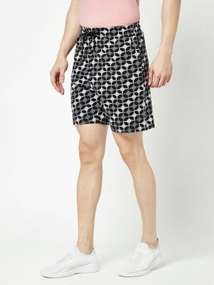 manoj kumar Printed Men Multicolor Basic Shorts