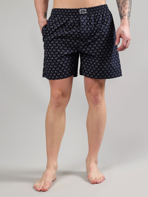DRESS.COM Printed Men Light Blue Boxer Shorts