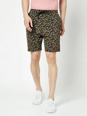 manoj kumar Printed Men Multicolor Basic Shorts