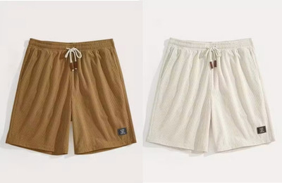 Venner Fashion Solid Men White, Beige Regular Shorts, Night Shorts, Casual Shorts, Running Shorts