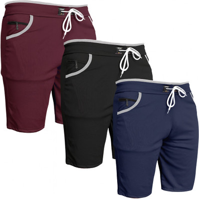 VIRADIYAENTERPRISE Solid Men Multicolor Regular Shorts