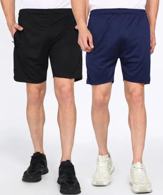 PS Veesha Solid Men Multicolor Casual Shorts
