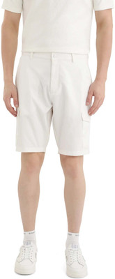 RARE RABBIT Solid Men White Regular Shorts