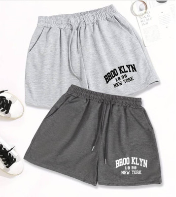 IKHLAS Printed Women Multicolor Regular Shorts
