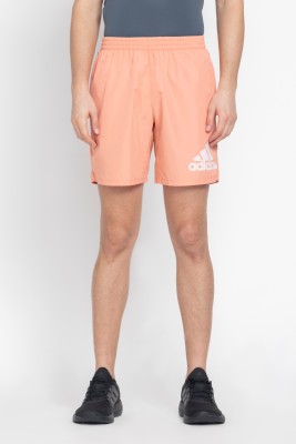 ADIDAS Printed Men Orange Sports Shorts