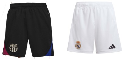 STADIUM EX Printed Men Black, White Sports Shorts