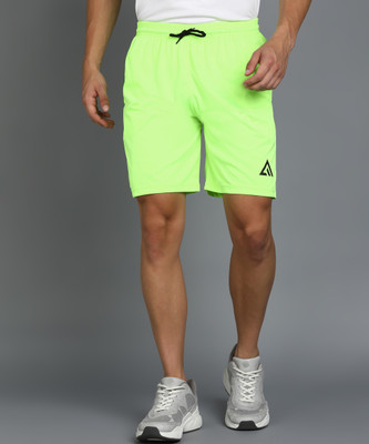 Adrenex Solid Men Multicolor Sports Shorts