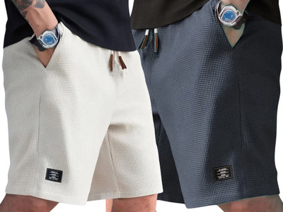 sti Solid Men Multicolor Regular Shorts