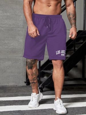 Culish Trend Printed Men Blue Basic Shorts