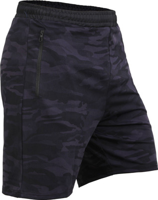 HouseOfCommon Printed Men Dark Blue Cycling Shorts