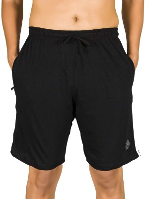New Ladies Zone Solid Men Dark Grey Sports Shorts, Casual Shorts